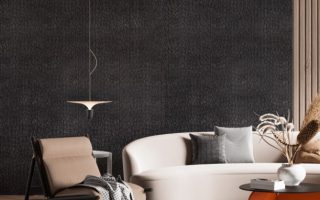 papel de parede preto texturizado