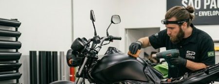 Gold Max Preto Fosco para moto