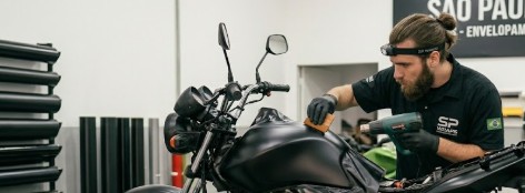 Gold Max Preto Fosco para moto